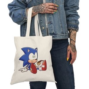 Sonic chilli dog tote 🩵🌭